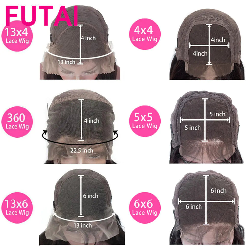 Short Body Wave Human Hair BOB Wig with Lace Front