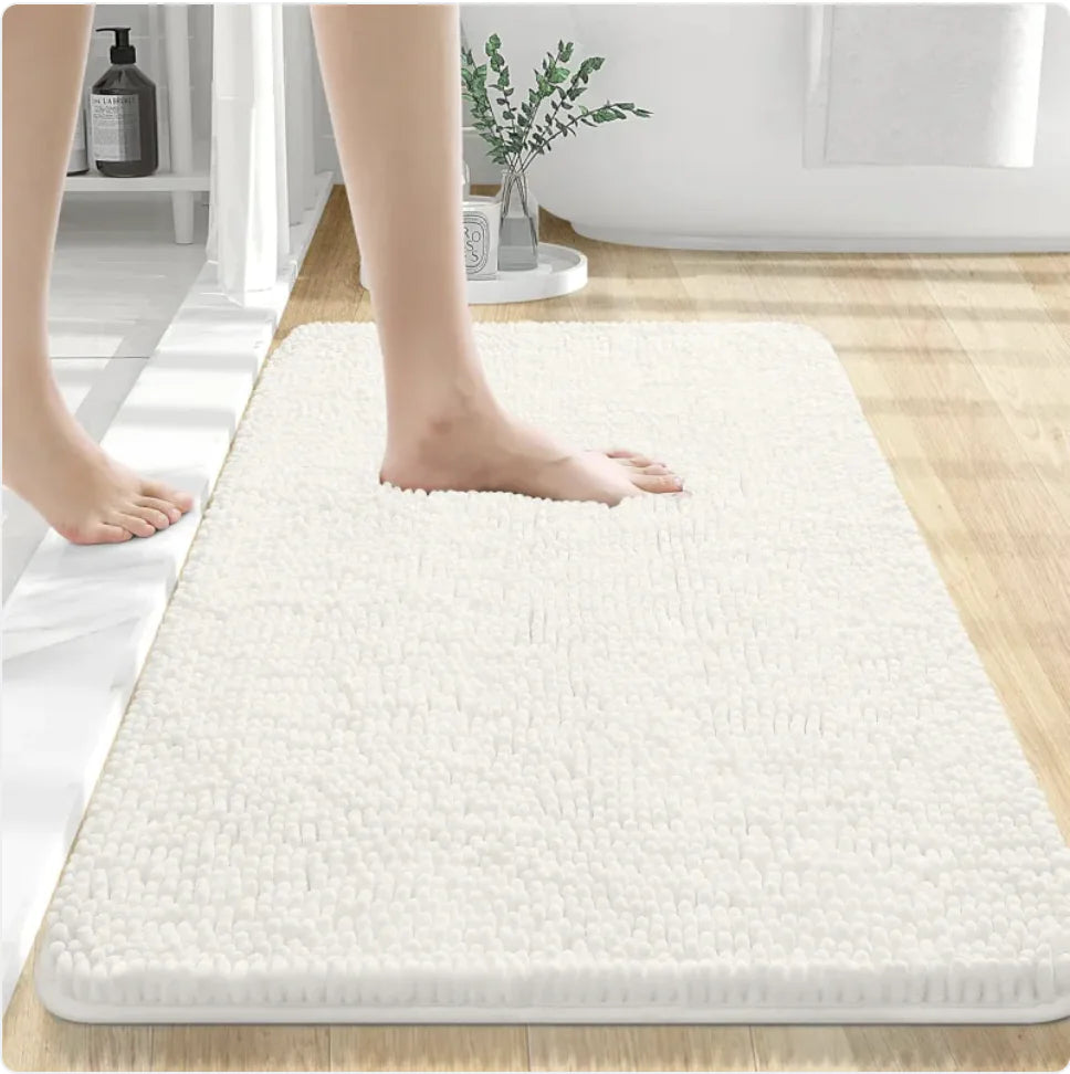 Long Chenille Absorbent Non-Slip Floor Mat