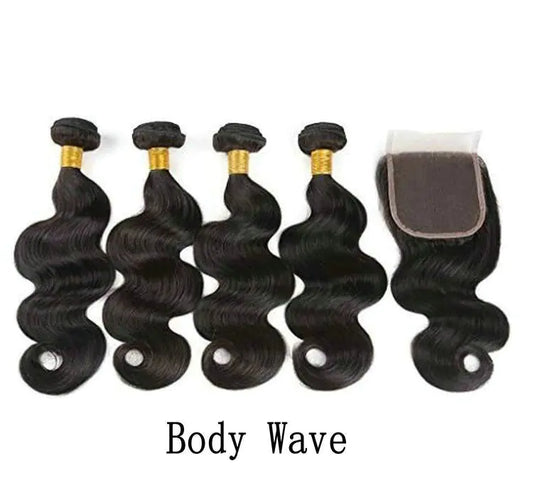 Wavy Wig and Hairpiece Set
