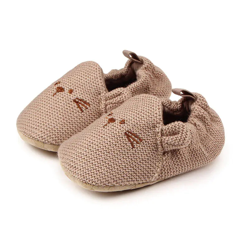 Wholesale Cotton Baby Walking Shoes with Soft Sole