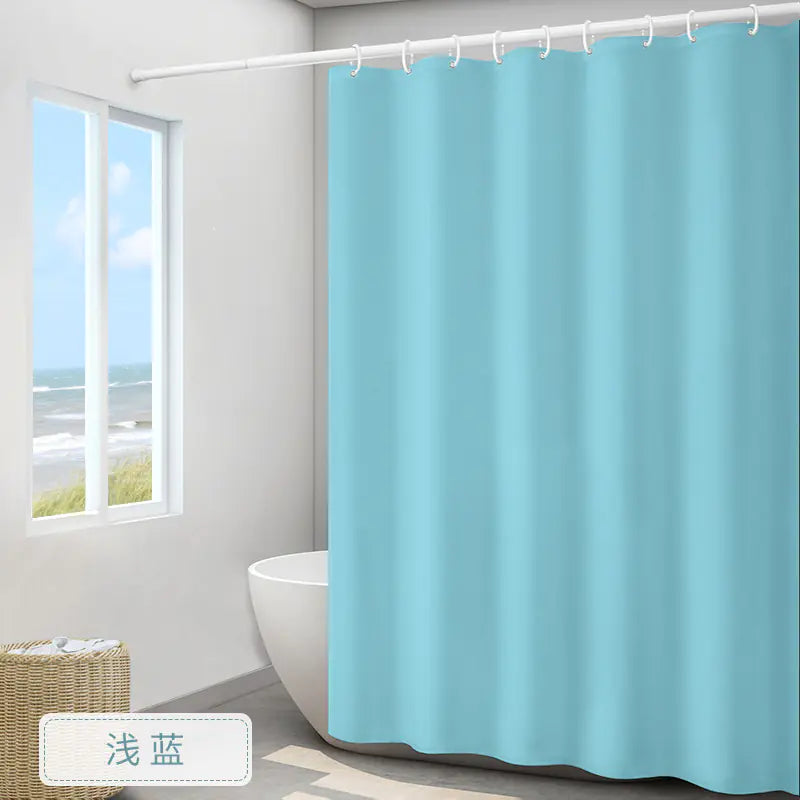 Thick Waterproof Shower Curtain for Bathroom Use