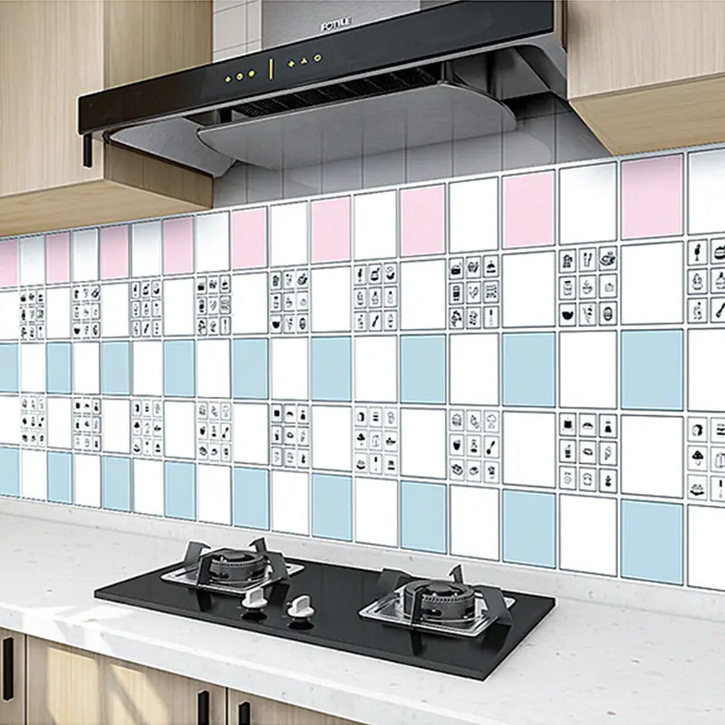 Self-Adhesive Waterproof Kitchen Oil-Resistant Stickers