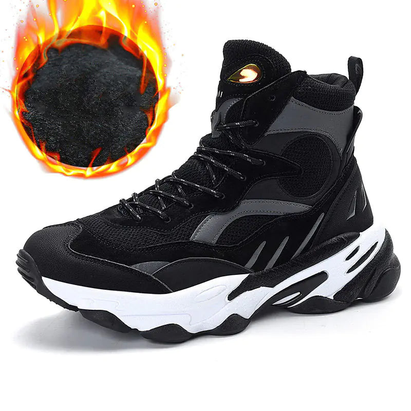 Men's Warm Winter Sneakers - Versatile Dad Shoes