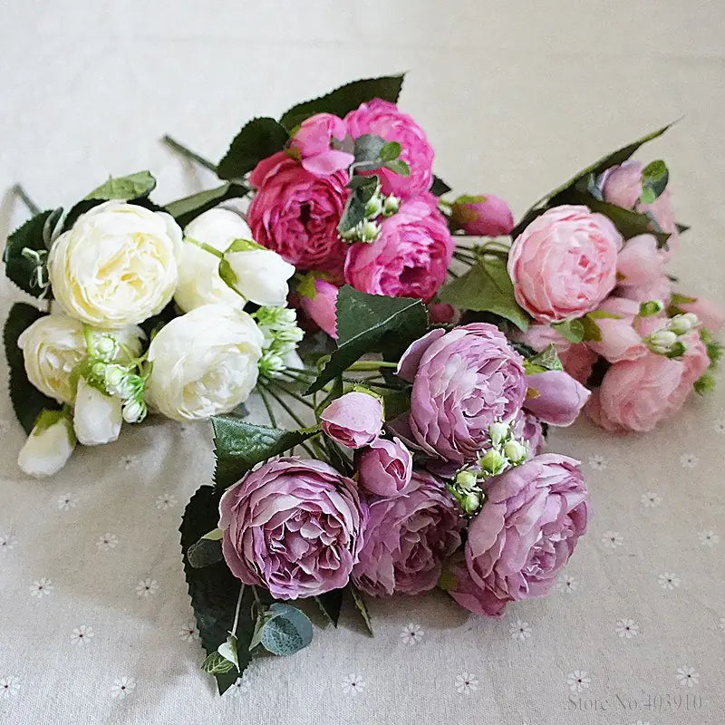 Artificial Roses - Faux Flowers for Decoration