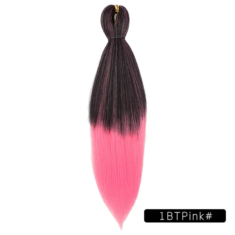 EZ Colorful Braided African Synthetic Hair Wig 26"