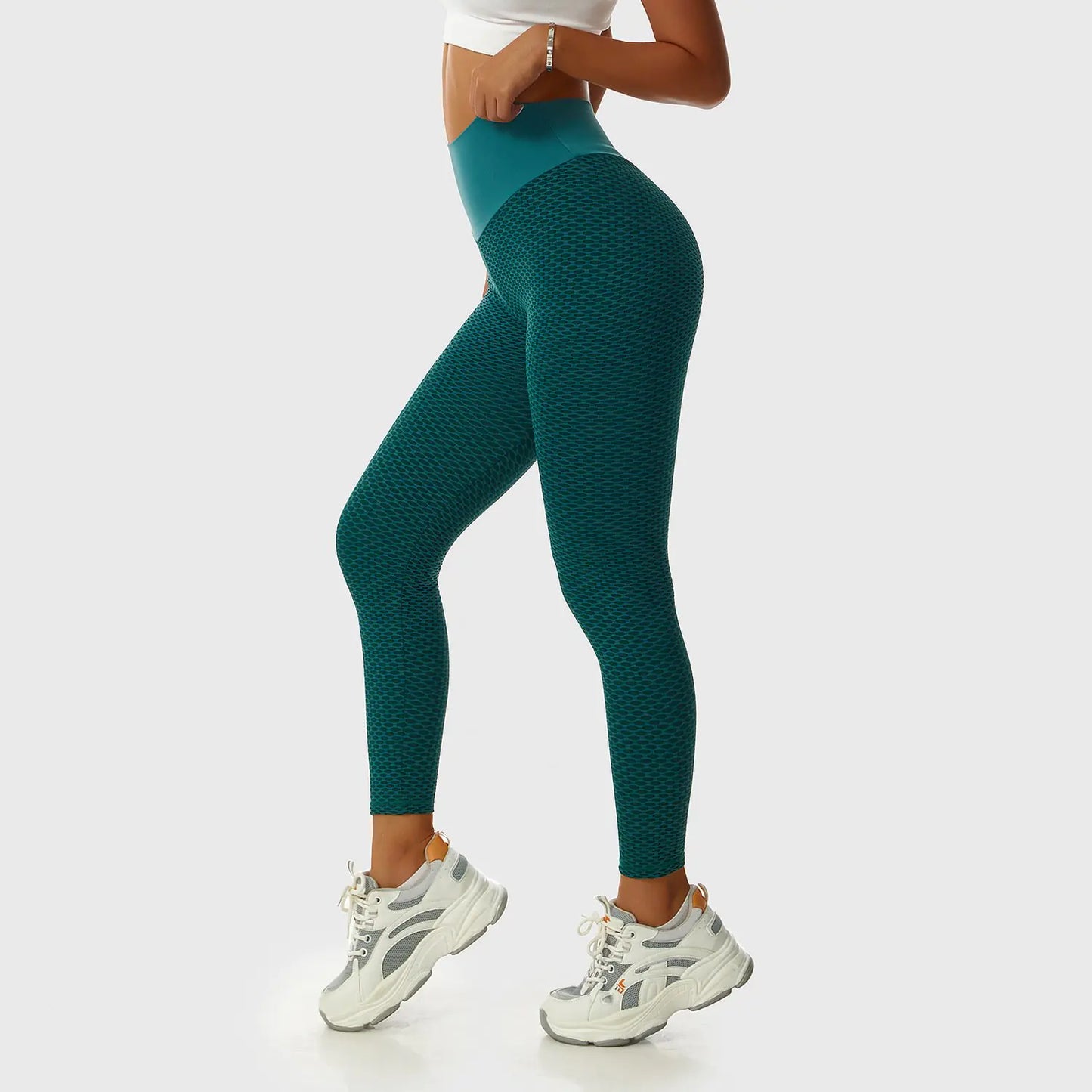 High-Waisted Women's Tight Fitness Exercise Pants
