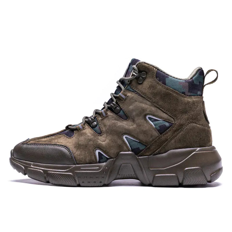 Men's High Top Hiking Boots - Trendy Work Boots
