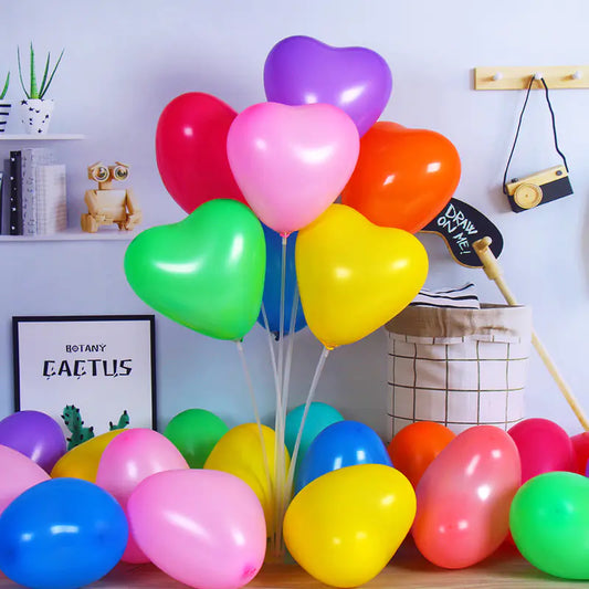 Heart-Shaped Balloons for Wedding Celebrations
