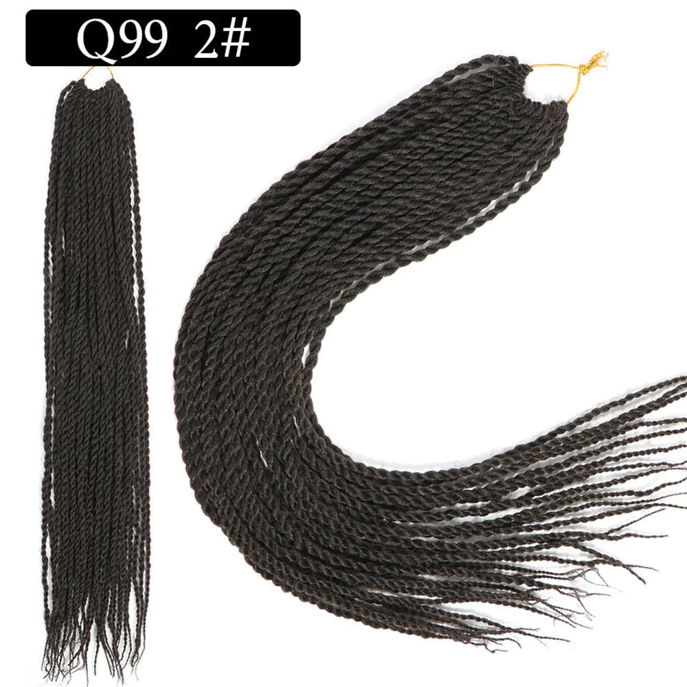 African Twist Braid Synthetic Hair Wig for Wholesale