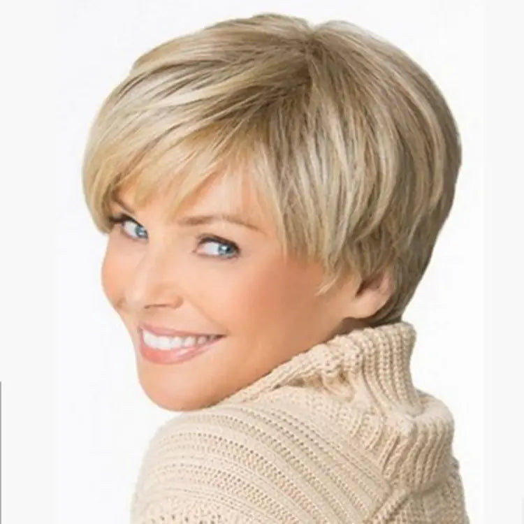 Trendy Short Bob Wig - European Style Hairpiece