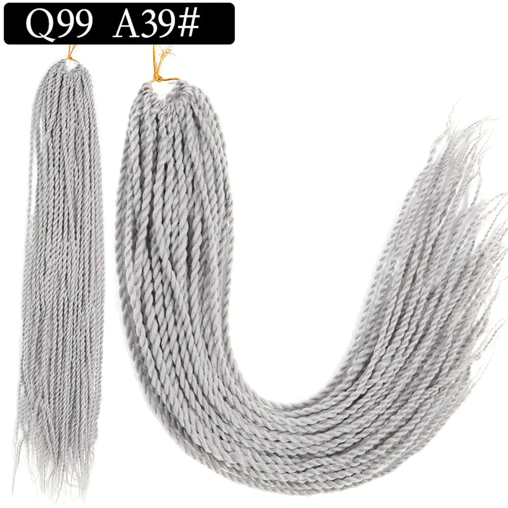 African Twist Braid Synthetic Hair Wig for Wholesale