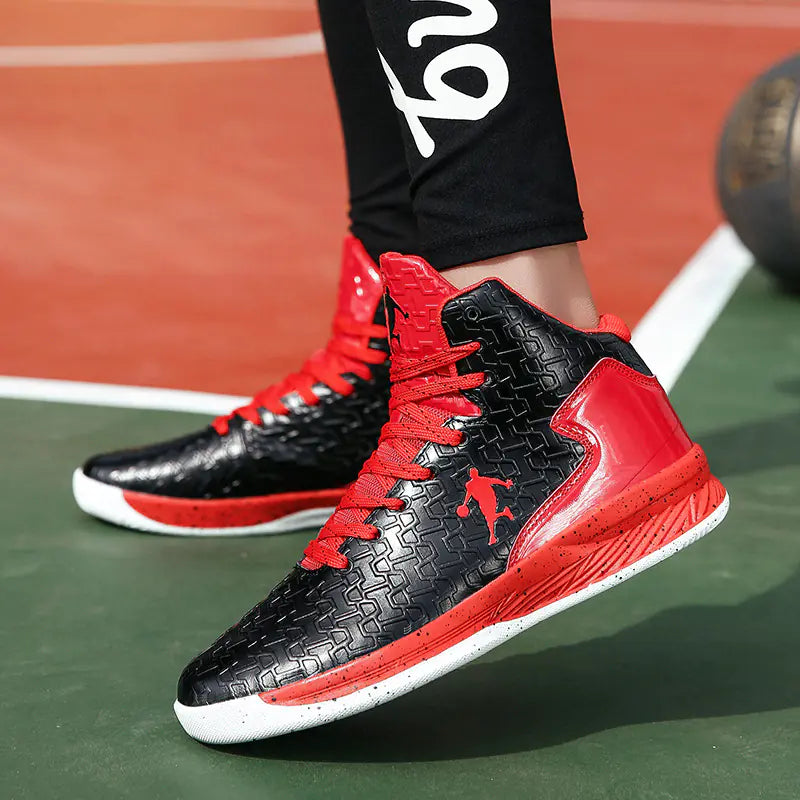 High-Top Basketball Shoes for Couples - Durable & Breathable