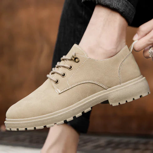 Men's High-Top Lace-Up Vintage Boots