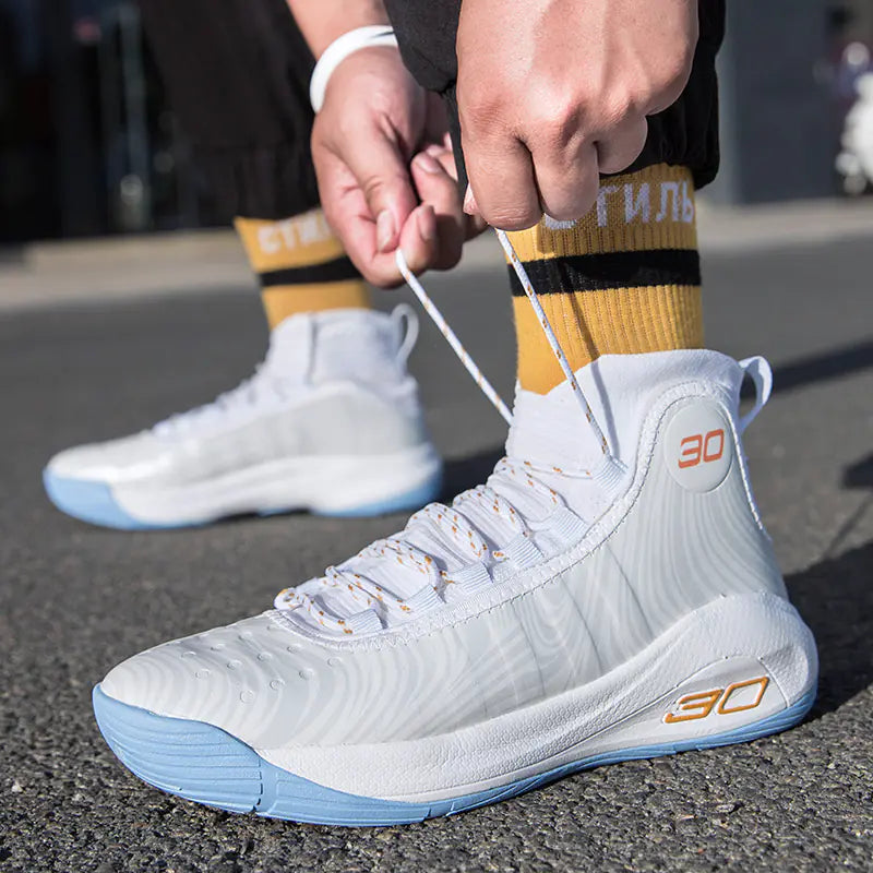 New High-Top Basketball Shoes for Boys and Girls