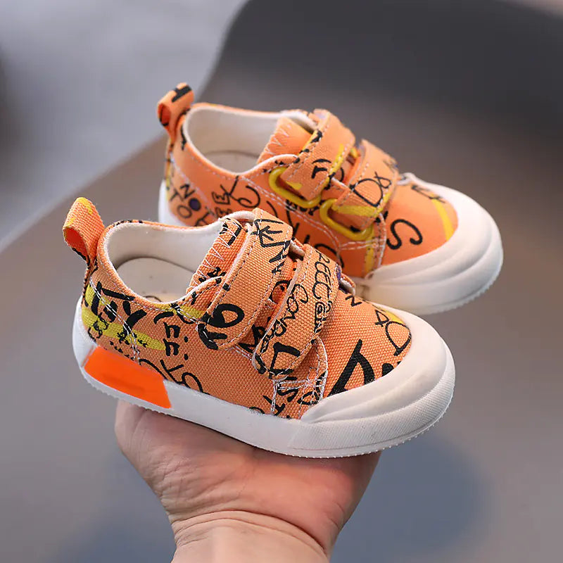 Kids Canvas Sneakers for Babies 0-2 Years Old