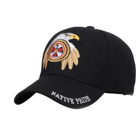 Embroidered Eagle Baseball Cap for Summer Outdoor Use