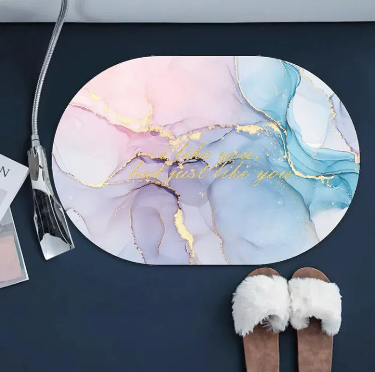 Absorbent Diatom Ooze Bath Mat