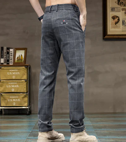 Fiorinni Men's Slim Fit Wrinkle-Resistant Pants