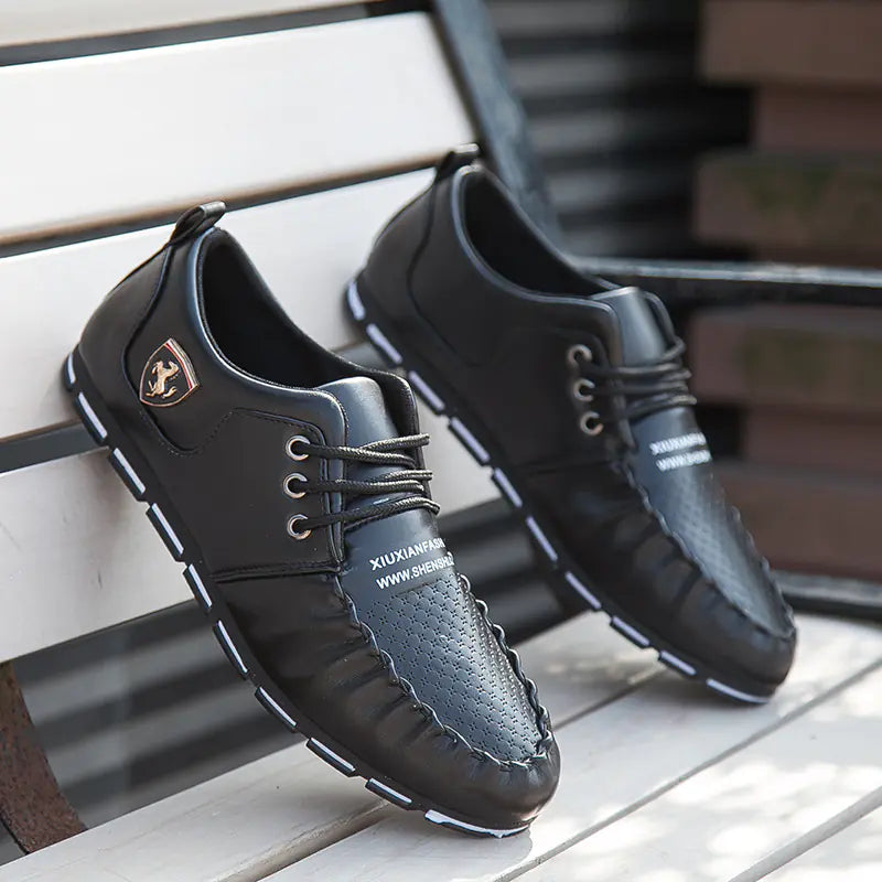 Spring Korean Trendy Men's Slip-On Casual Shoes