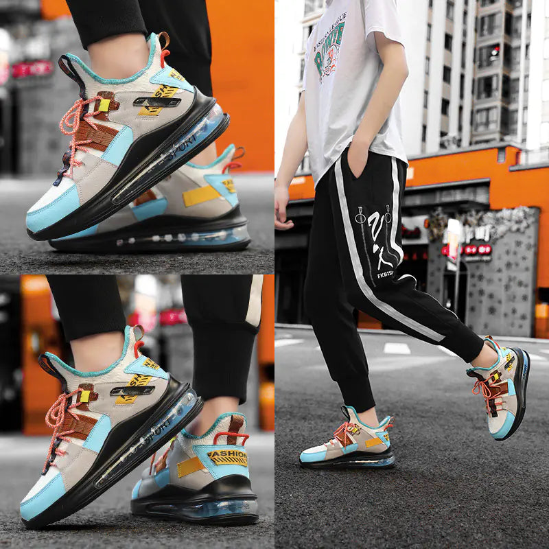 Colorful Dad Sneakers for Men - Breathable Casual Style