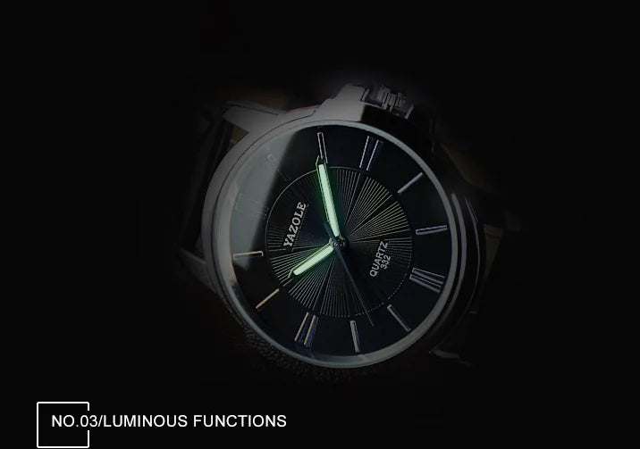 Stylish Men's Watch with Large Dial - Unisex Design