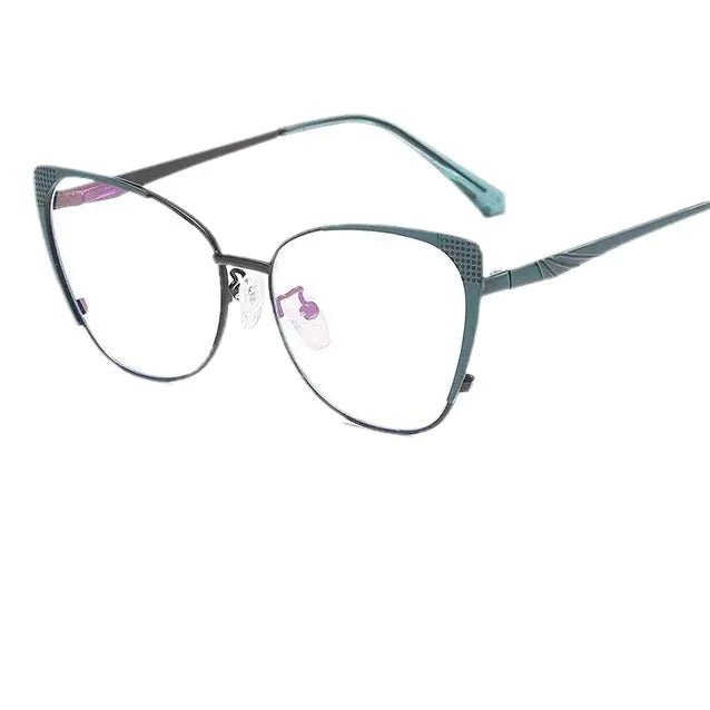 H 7151 Cat Eye Glasses for Men and Women, Anti-Blue Light