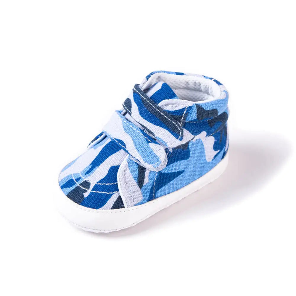 Camouflage Canvas Double Strap Baby Shoes