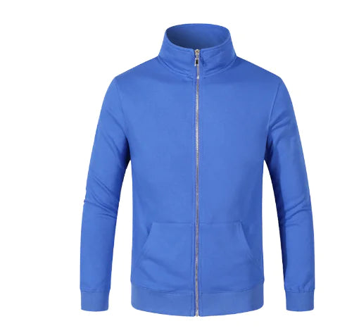 Solid Color Zipper Jacket (One Piece)