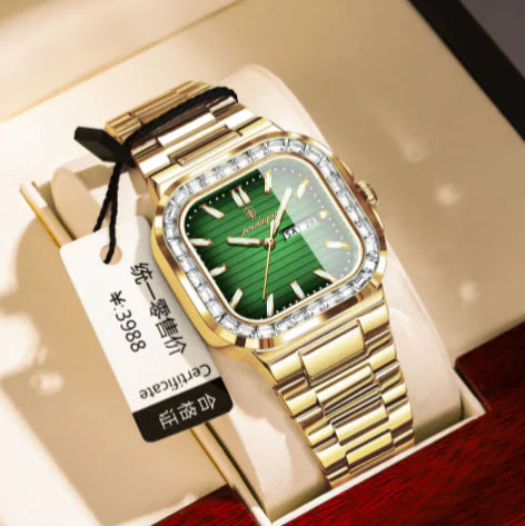 Men's Diamond Quartz Watch