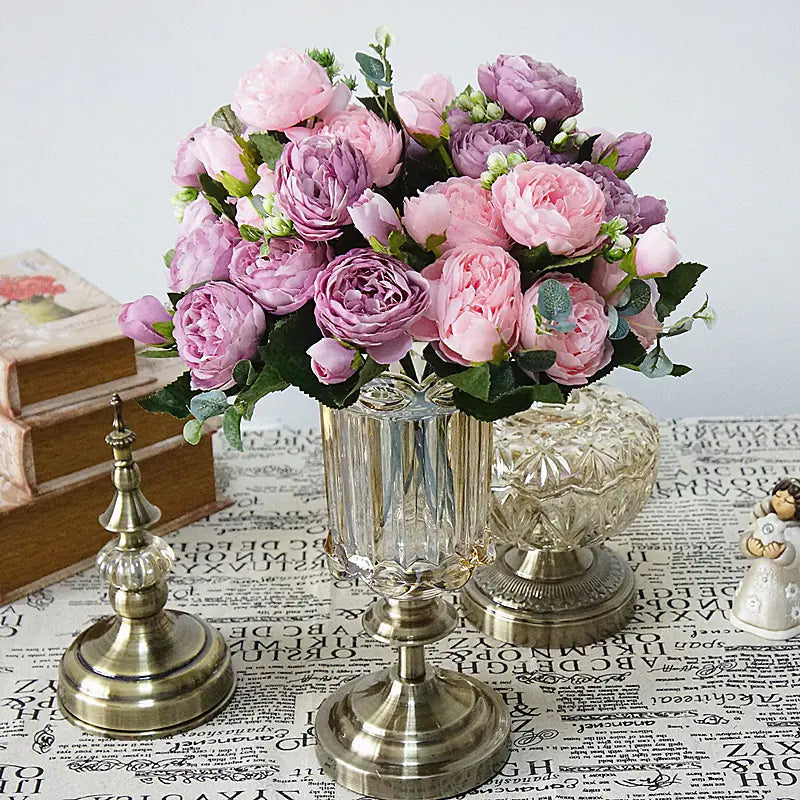 Artificial Roses - Faux Flowers for Decoration
