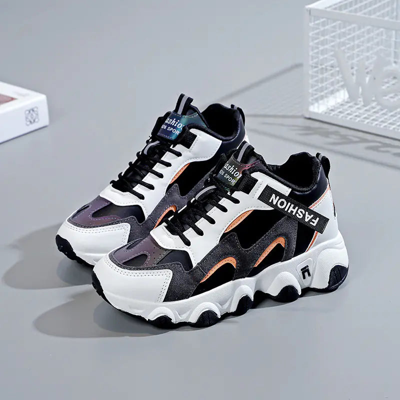 Women's High-Top Velvet Sports Shoes for Cold Weather