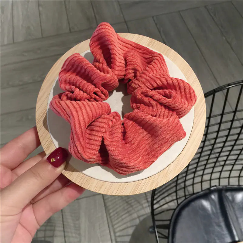 Velvet Hair Ties for Ponytails (Donut Style)