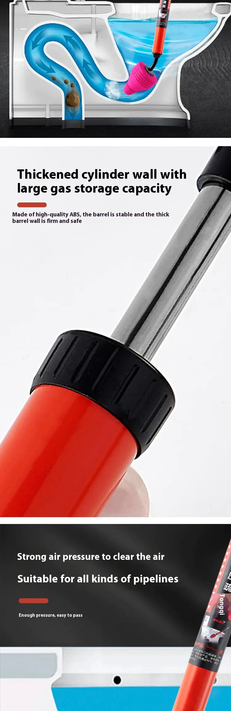 Strong Suction Cup Toilet Dredger