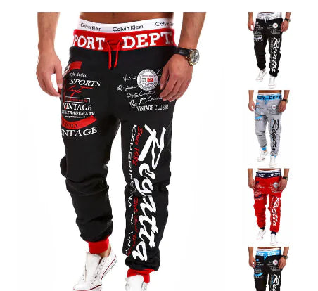 2024 Men's Fleece Hip Hop Jogging Long Pants (Single)