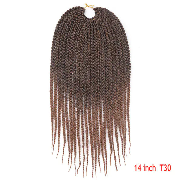 TOMO Box Braids Hair Extensions - 14 18 22 Inch