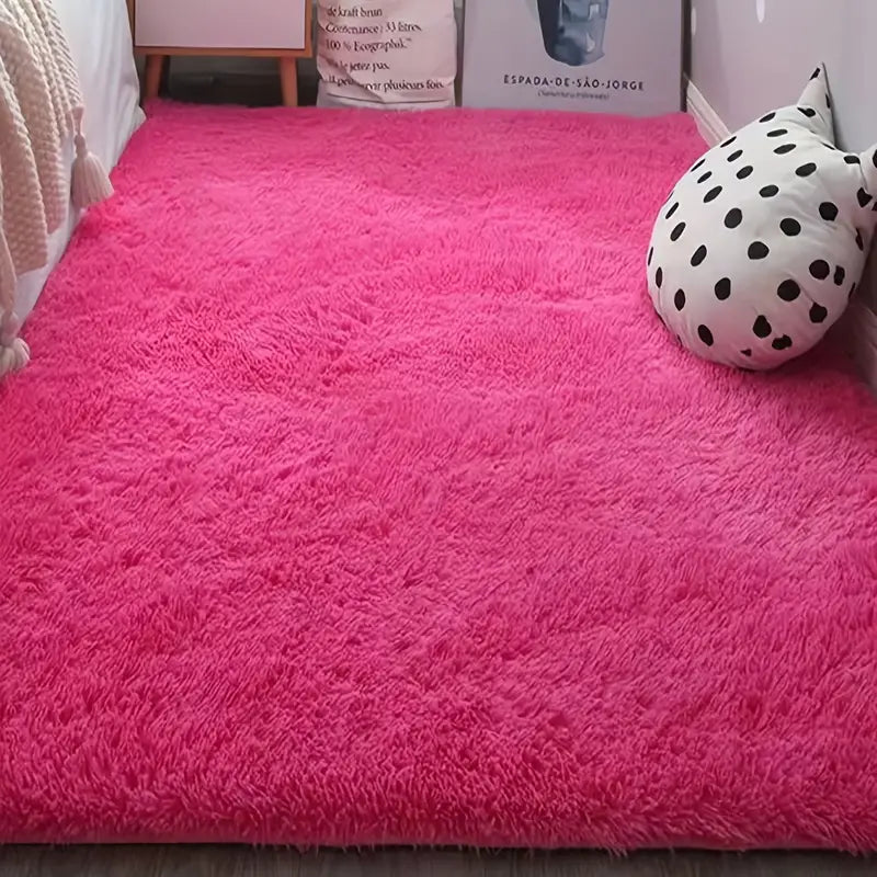 Fluffy Shaggy Area Rug for Living Room (1pc)
