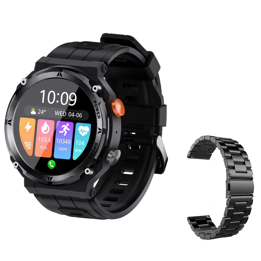 C21 Pro Smartwatch Outdoor Bluetooth Call Heart Rate Monitor