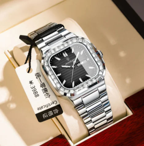 Men's Diamond Quartz Watch
