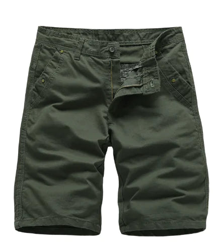 Men's Cotton Cargo Shorts for Summer (One Piece)