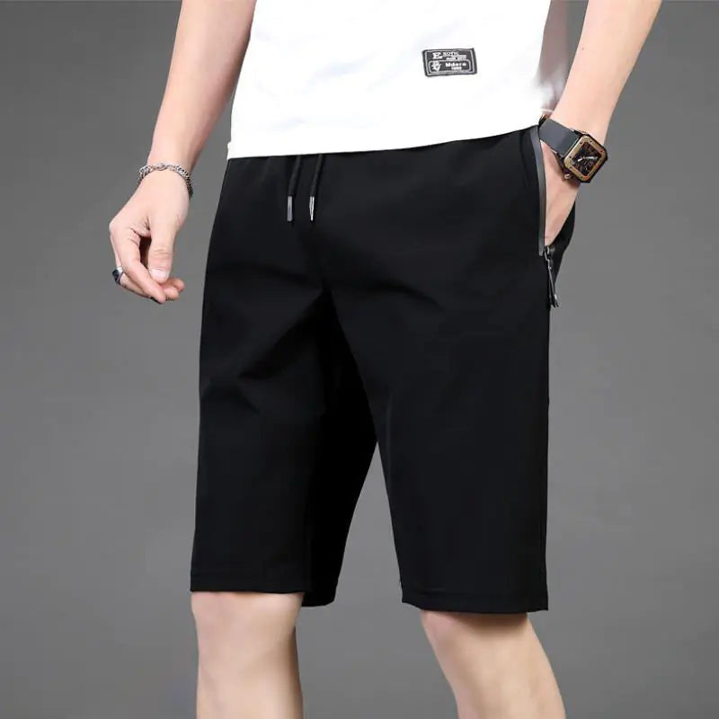 Men's Summer Quick-Dry Ice Silk Loose Shorts