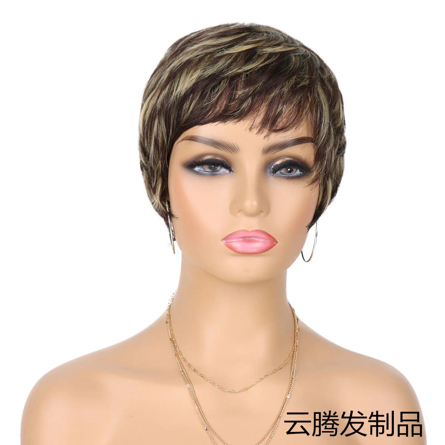 Pixie Human Hair Wig - 100% Remy Hair for Women