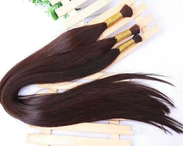 Crystal Hair Extensions with Real Human Hair for Women
