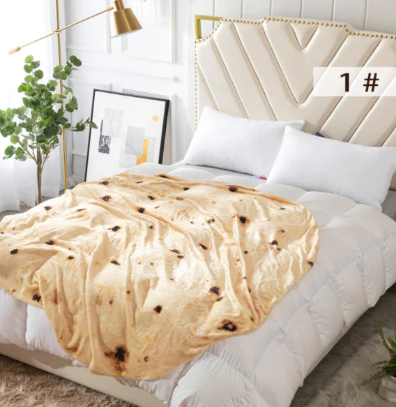 Milk Velvet Blanket, Burrito Blanket for Home Use