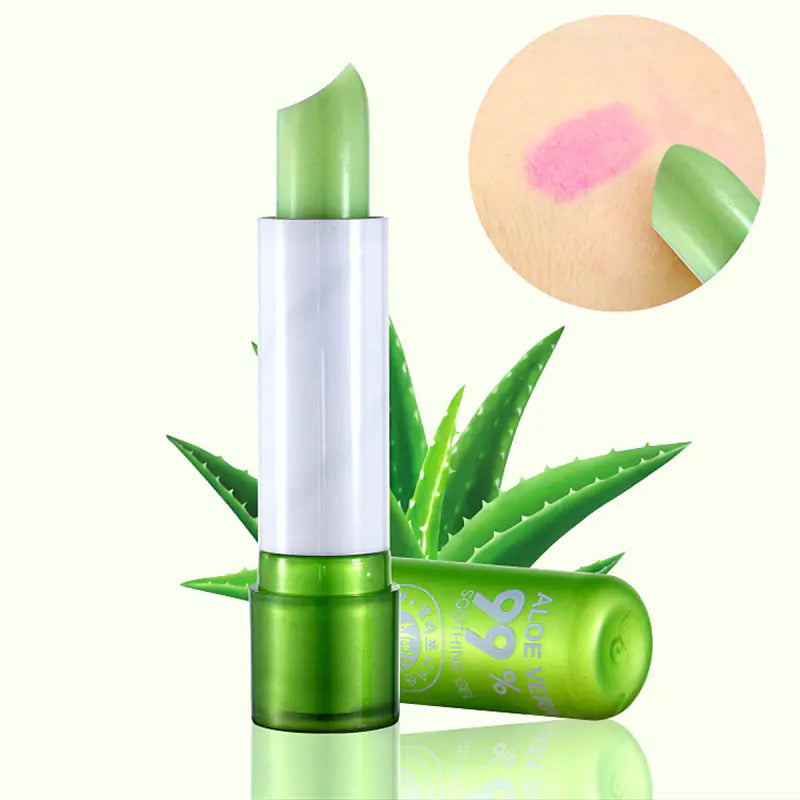 Aloe Color Changing Lipstick - Moisturizing & Waterproof