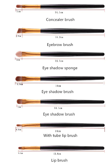 Makeup Brush Set – Loose Powder, Blush & Eyeshadow Brushes