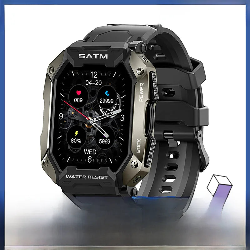 C20 Smart Watch with Bluetooth, Heart Rate, and Alerts