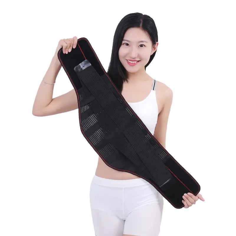 Wide Supportive Heating Waist Belt, Breathable Summer Style