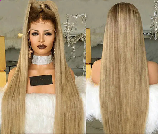 Amazon Best-Selling Women's Lace Front Wig - Ombre Long Straight