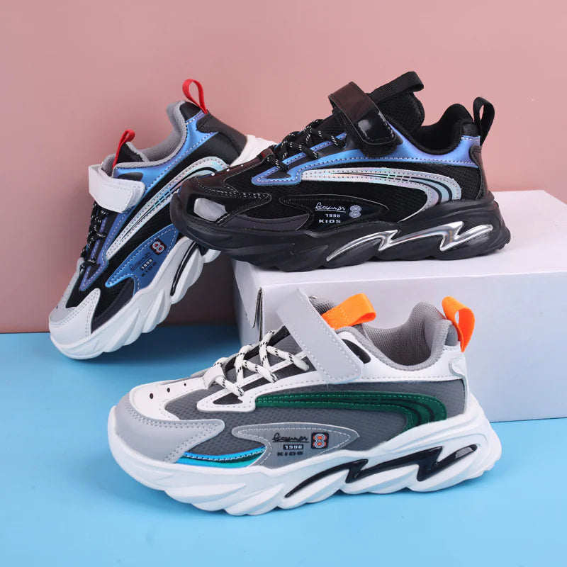 Breathable Mesh Boys Running Shoes - Fashionable Style