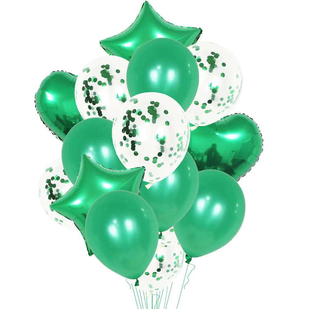 12-Inch Transparent Star Balloon Set for Parties